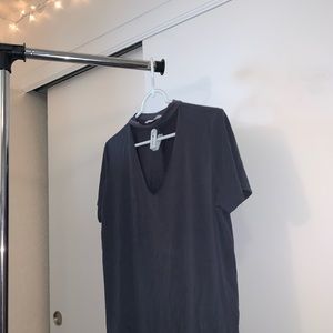 Small Dark Gray Choker Tee Shirt